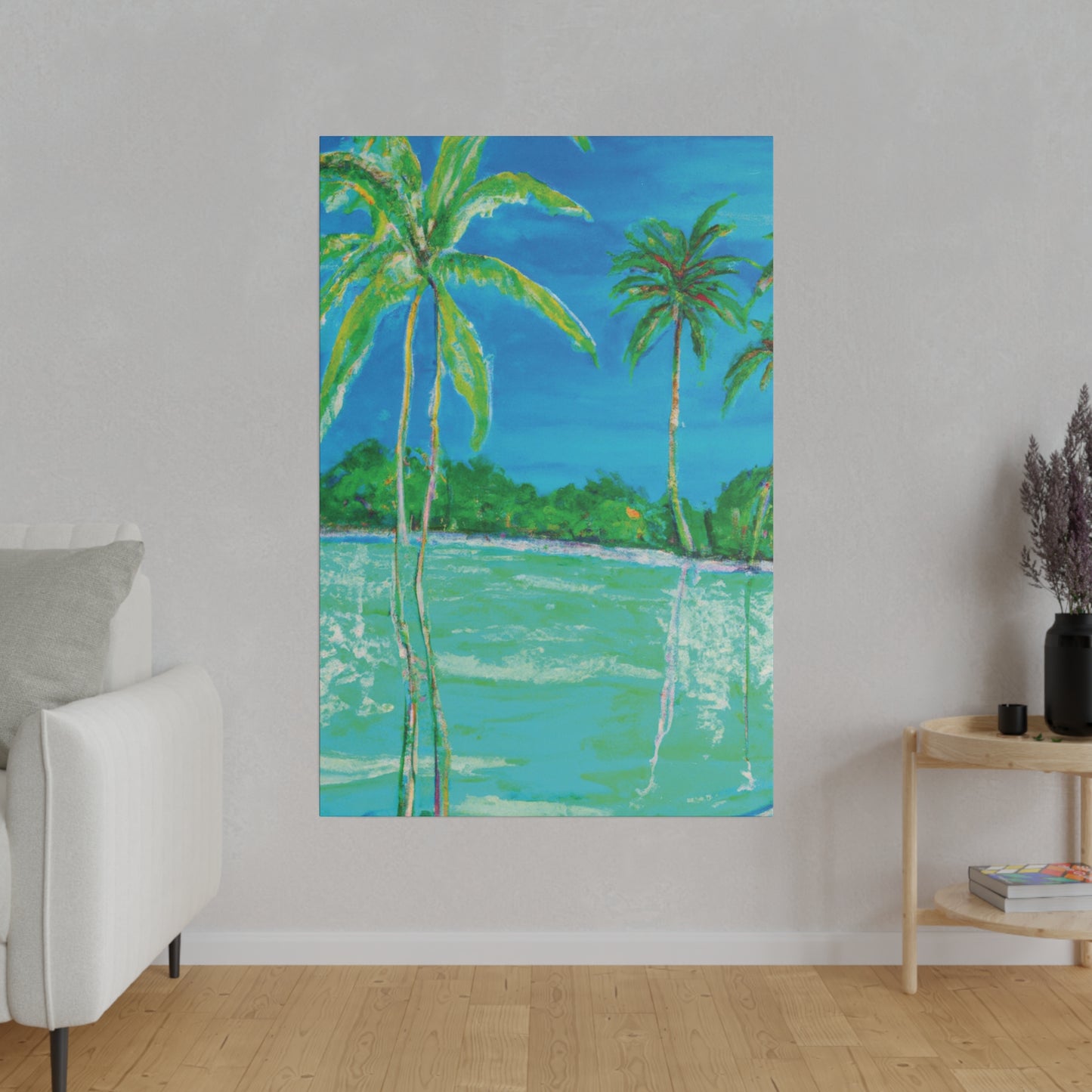 5185A - Bahamas Ocean Painting Print | Bahamas | Ocean | Beach | Poster | Home Decor | Wall Art | Canvas