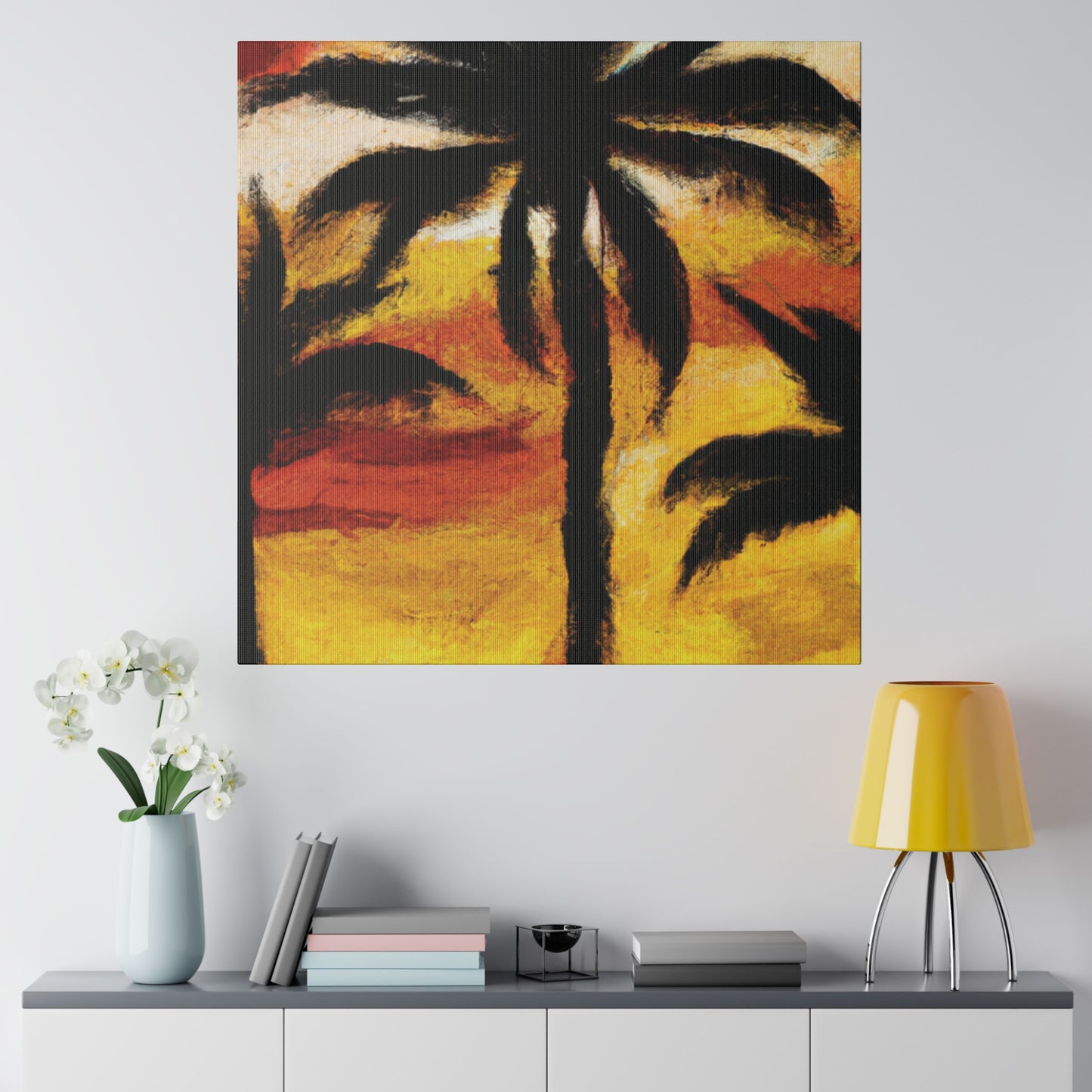 3122C - Miami Beach Sunset Painting Print | Miami | Beach | Sunset | Poster | Home Decor | Wall Art | Canvas