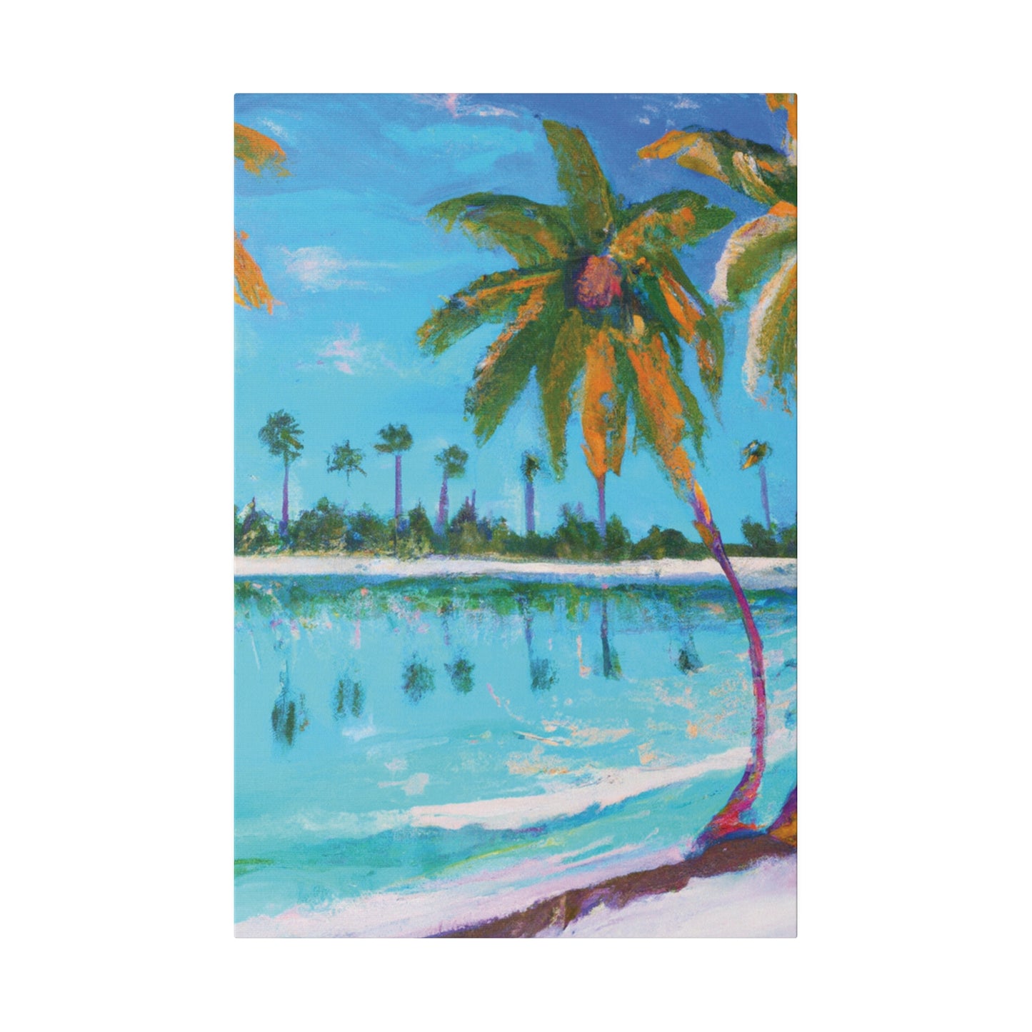 8723S - Bahamas Ocean Painting Print | Bahamas | Ocean | Beach | Poster | Home Decor | Wall Art | Canvas