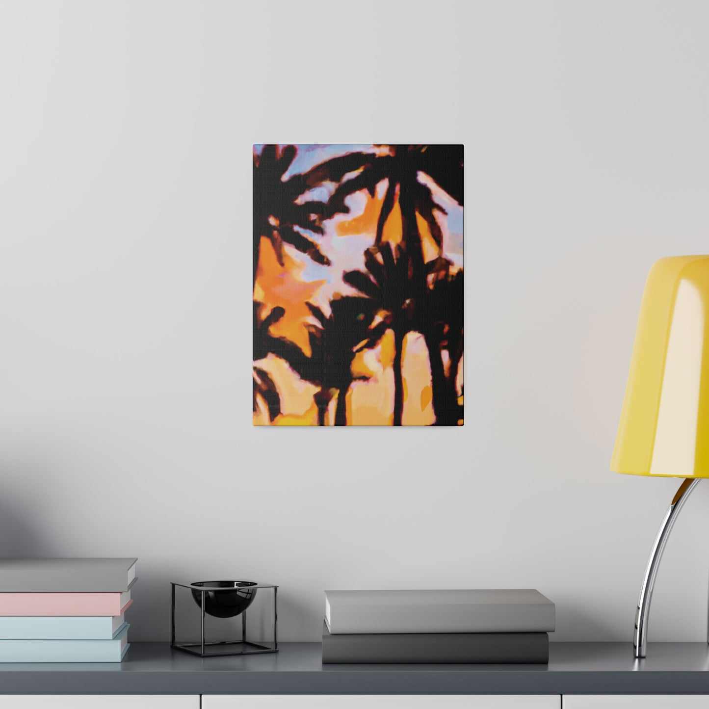 6159K - Miami Beach Sunset Painting Print | Miami | Beach | Sunset | Poster | Home Decor | Wall Art | Canvas