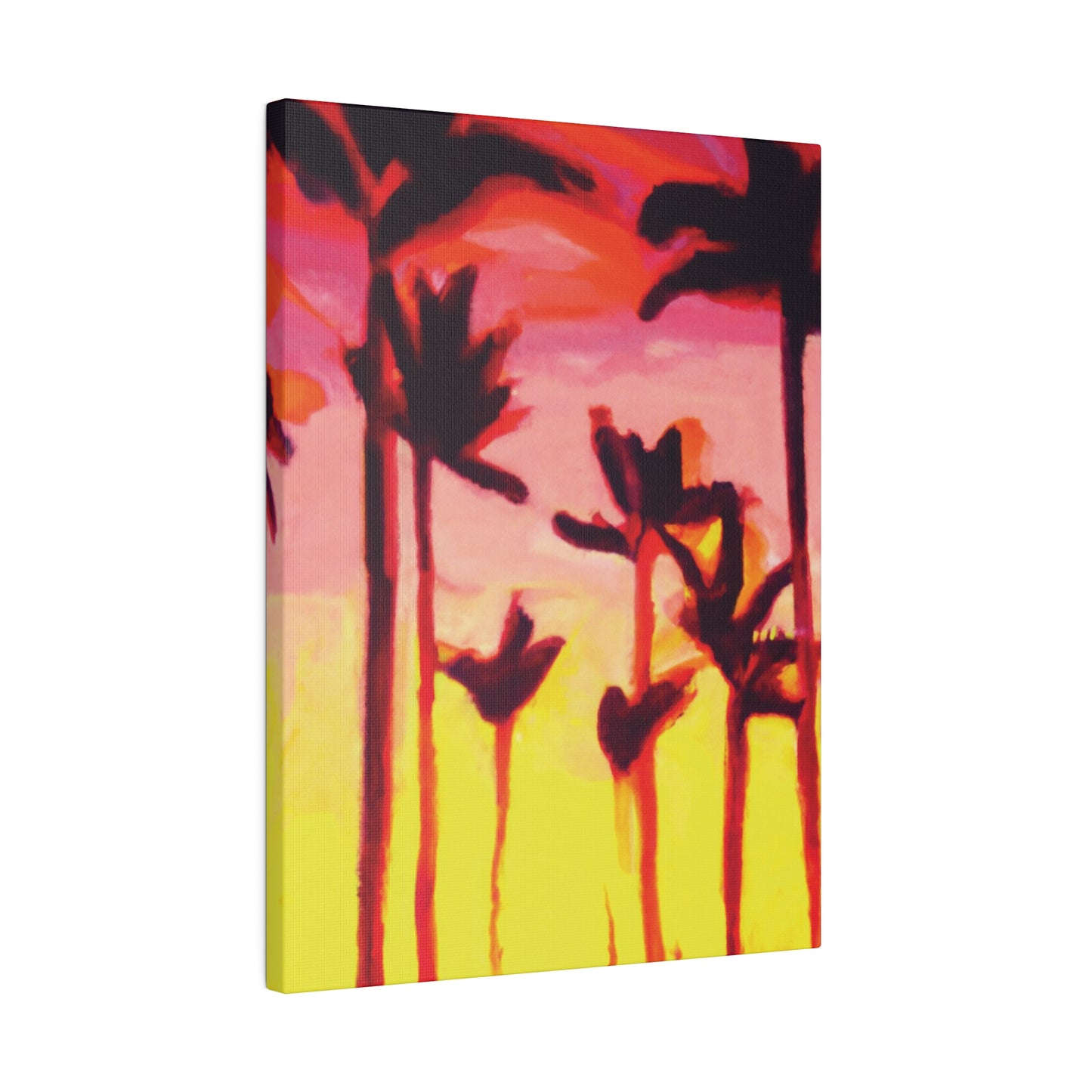 2249A - Miami Beach Sunset Painting Print | Miami | Beach | Sunset | Poster | Home Decor | Wall Art | Canvas