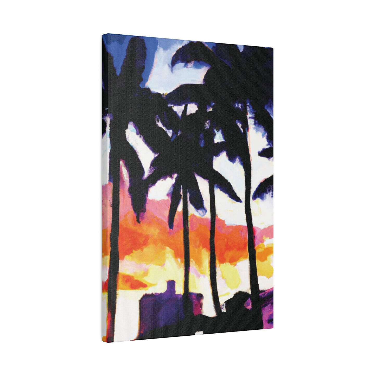 5637U - Miami Beach Sunset Painting Print | Miami | Beach | Sunset | Poster | Home Decor | Wall Art | Canvas