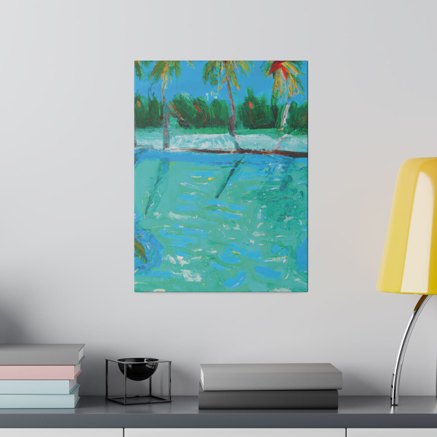 8483P - Bahamas Ocean Painting Print | Bahamas | Ocean | Beach | Poster | Home Decor | Wall Art | Canvas
