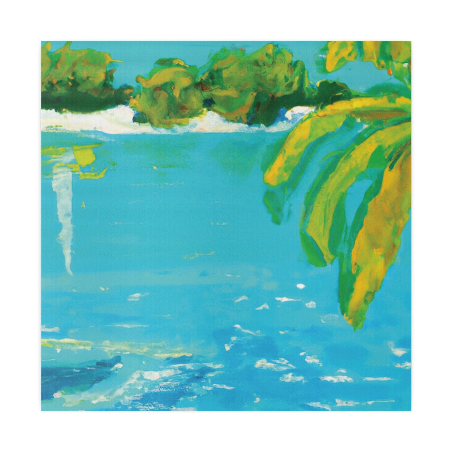 2261V - Bahamas Ocean Painting Print | Bahamas | Ocean | Beach | Poster | Home Decor | Wall Art | Canvas