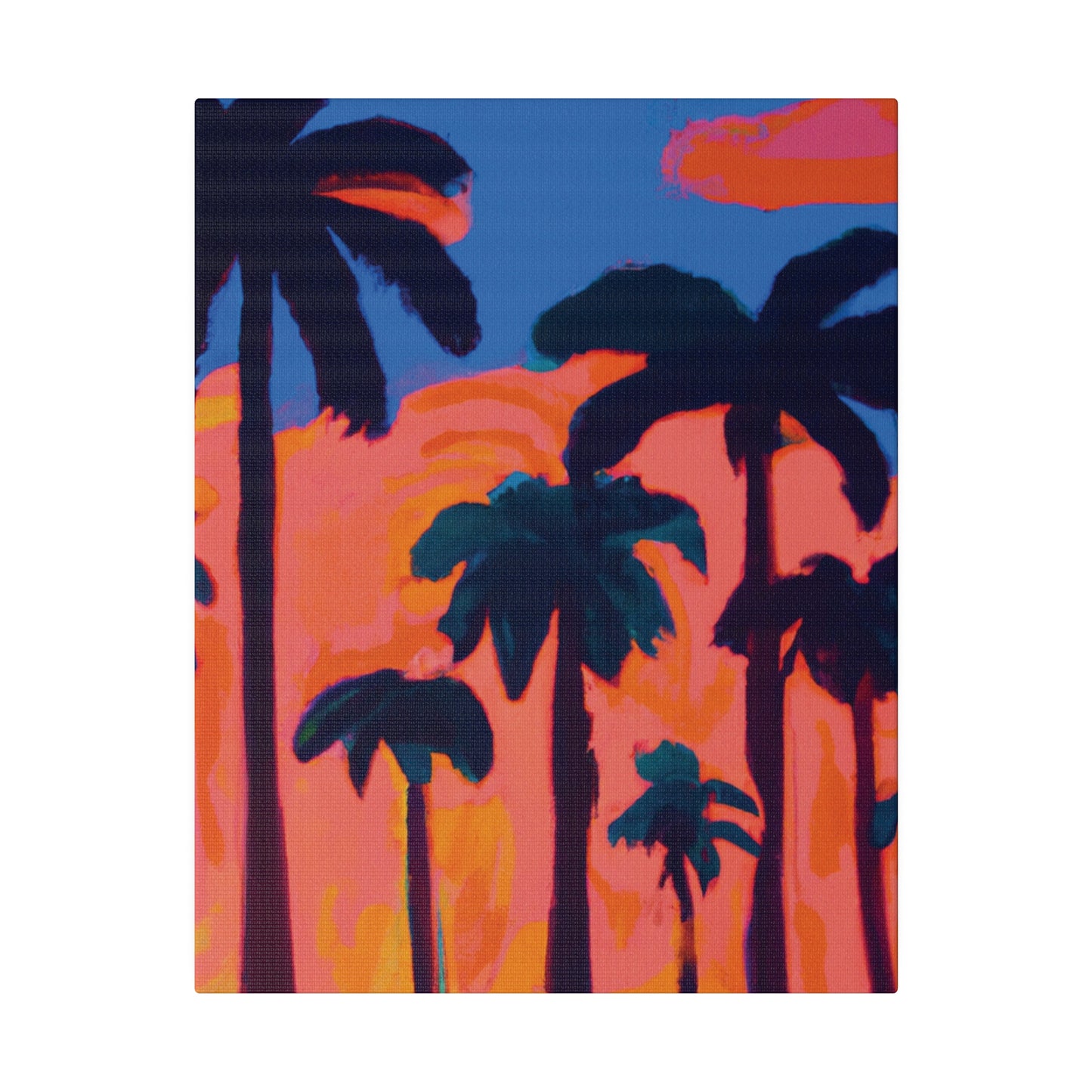 3239C - Miami Beach Sunset Painting Print | Miami | Beach | Sunset | Poster | Home Decor | Wall Art | Canvas