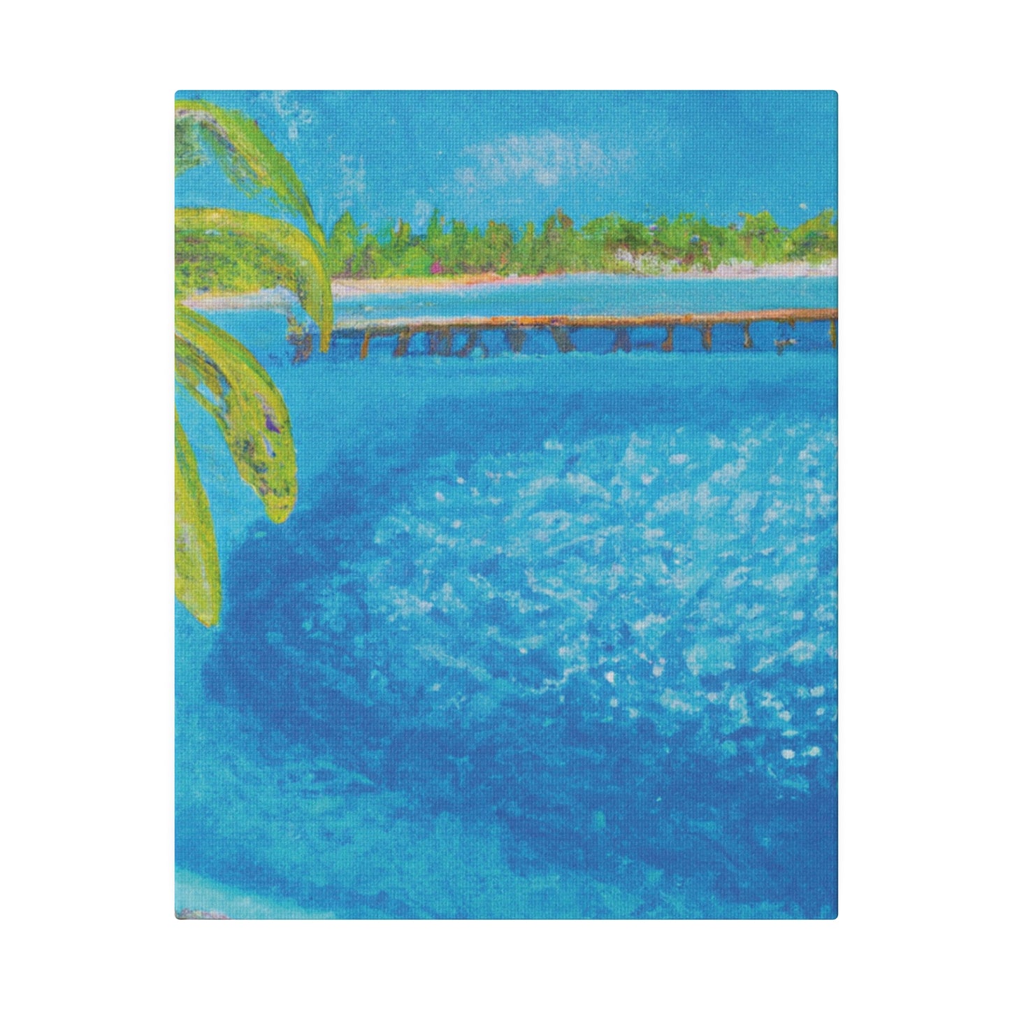 9462U - Bahamas Ocean Painting Print | Bahamas | Ocean | Beach | Poster | Home Decor | Wall Art | Canvas