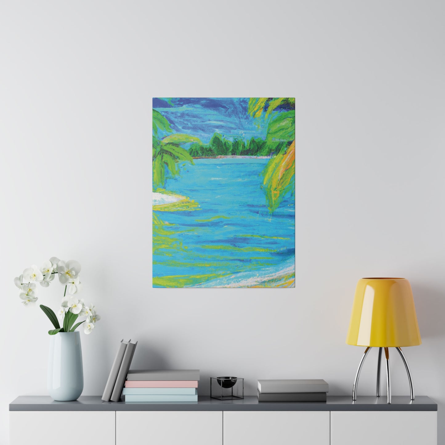 9709k - Bahamas Ocean Painting Print | Bahamas | Ocean | Beach | Poster | Home Decor | Wall Art | Canvas