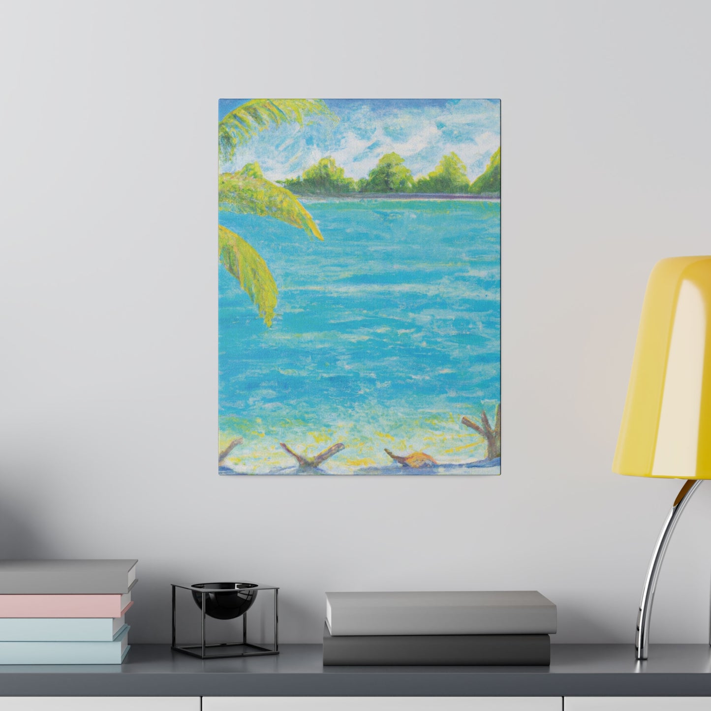 3007D - Bahamas Ocean Painting Print | Bahamas | Ocean | Beach | Poster | Home Decor | Wall Art | Canvas