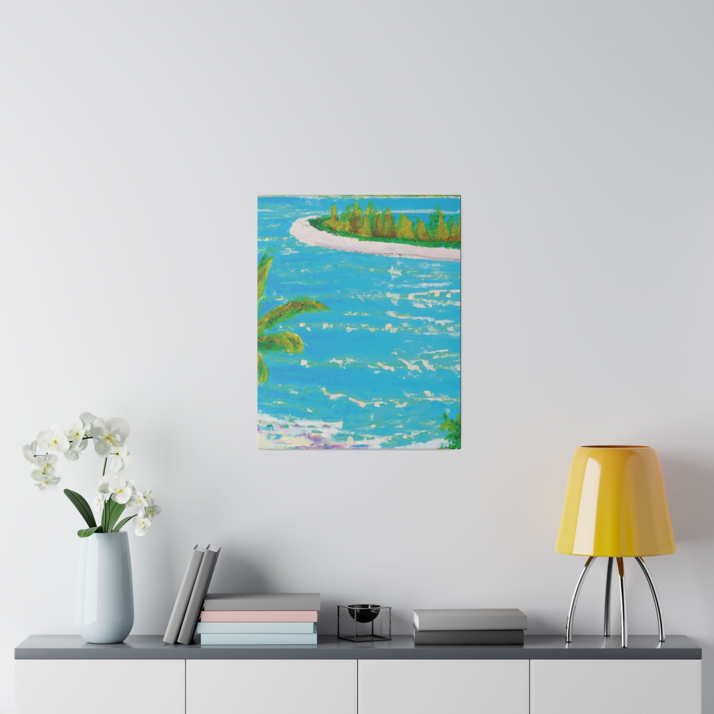 9555G - Bahamas Ocean Painting Print | Bahamas | Ocean | Beach | Poster | Home Decor | Wall Art | Canvas