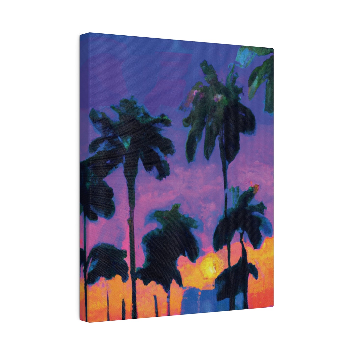9232V - Miami Beach Sunset Painting Print | Miami | Beach | Sunset | Poster | Home Decor | Wall Art | Canvas