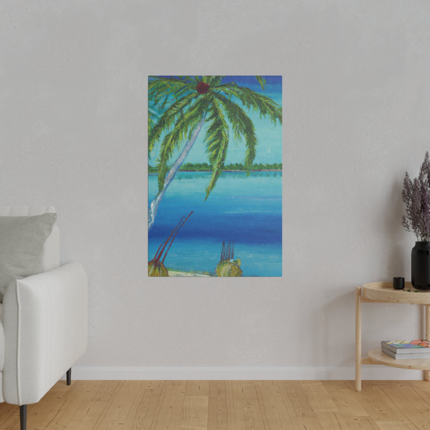 6874M - Bahamas Ocean Painting Print | Bahamas | Ocean | Beach | Poster | Home Decor | Wall Art | Canvas