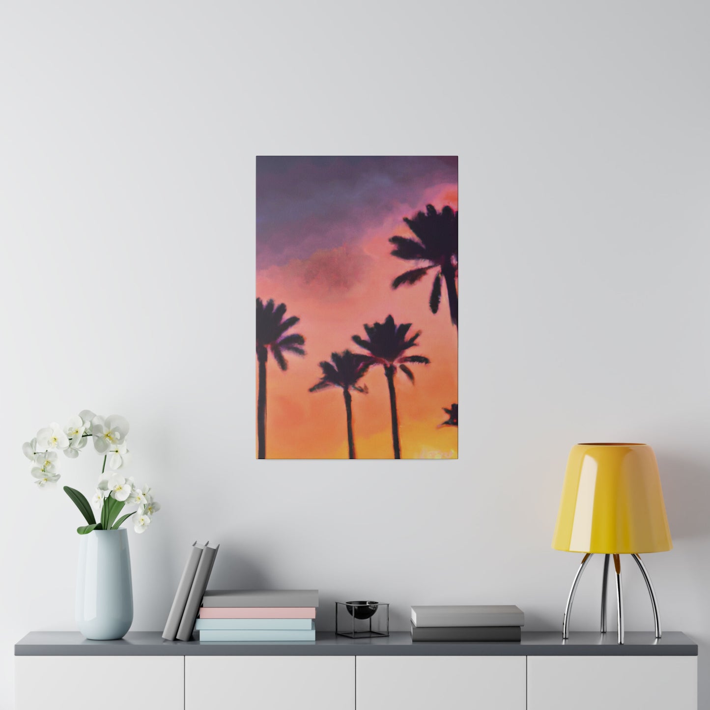 9389U - Miami Beach Sunset Painting Print | Miami | Beach | Sunset | Poster | Home Decor | Wall Art | Canvas