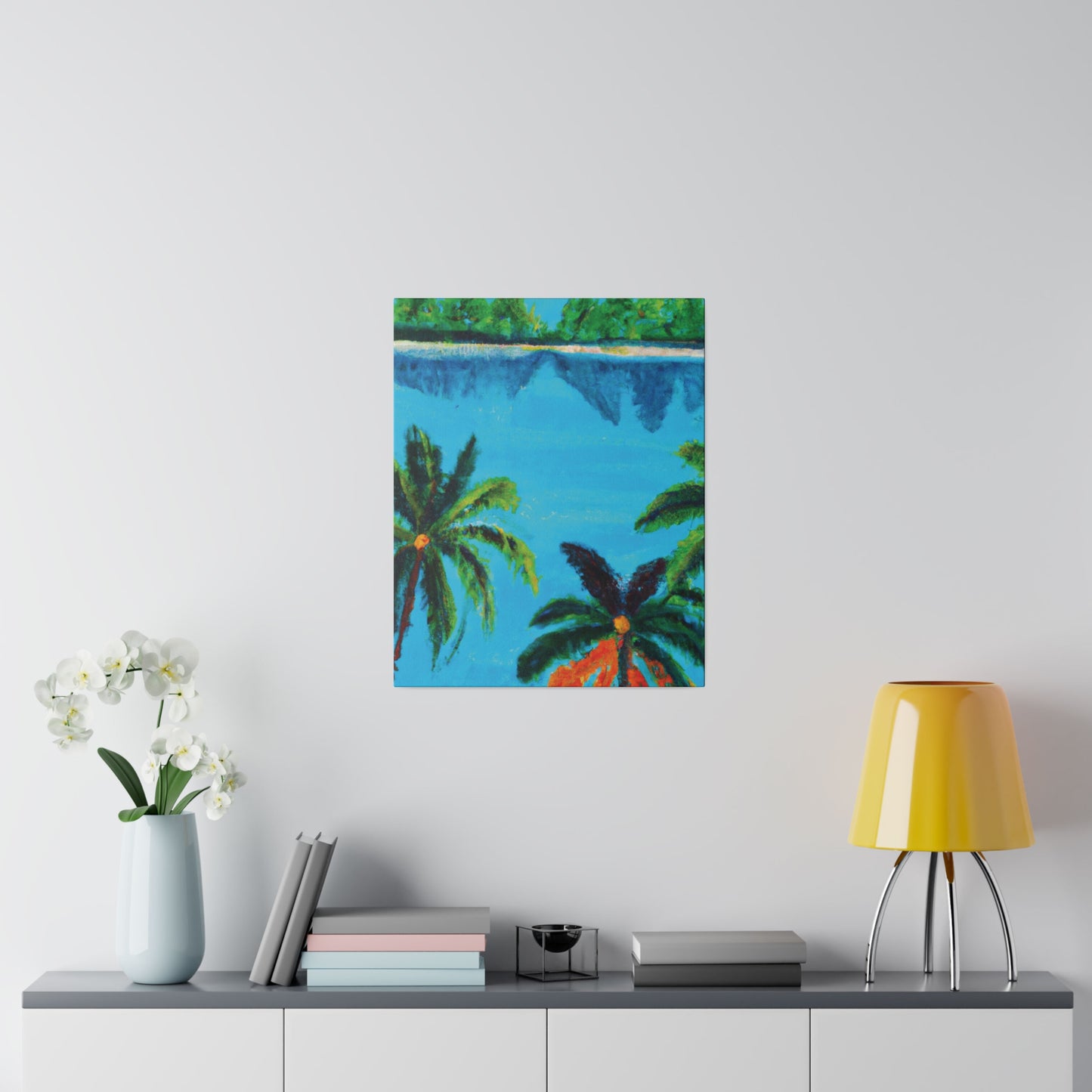 7373A - Bahamas Ocean Painting Print | Bahamas | Ocean | Beach | Poster | Home Decor | Wall Art | Canvas