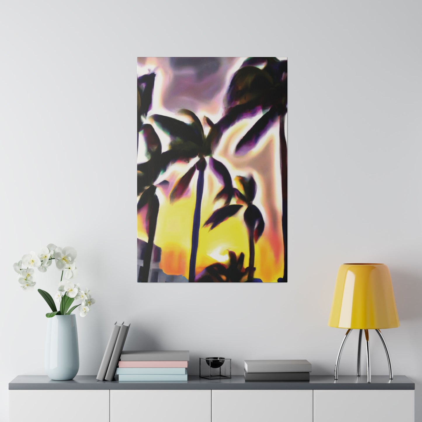 6278R - Miami Beach Sunset Painting Print | Miami | Beach | Sunset | Poster | Home Decor | Wall Art | Canvas