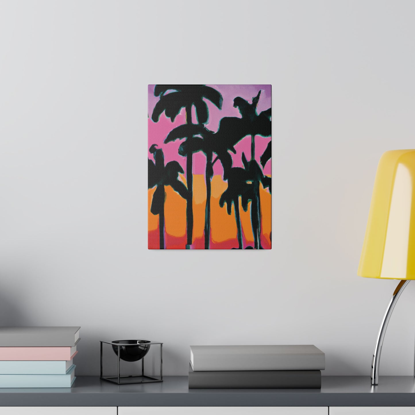 5108P - Miami Beach Sunset Painting Print | Miami | Beach | Sunset | Poster | Home Decor | Wall Art | Canvas