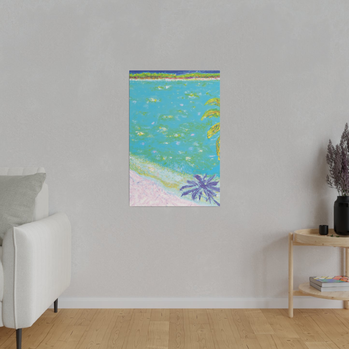 5254Q - Bahamas Ocean Painting Print | Bahamas | Ocean | Beach | Poster | Home Decor | Wall Art | Canvas