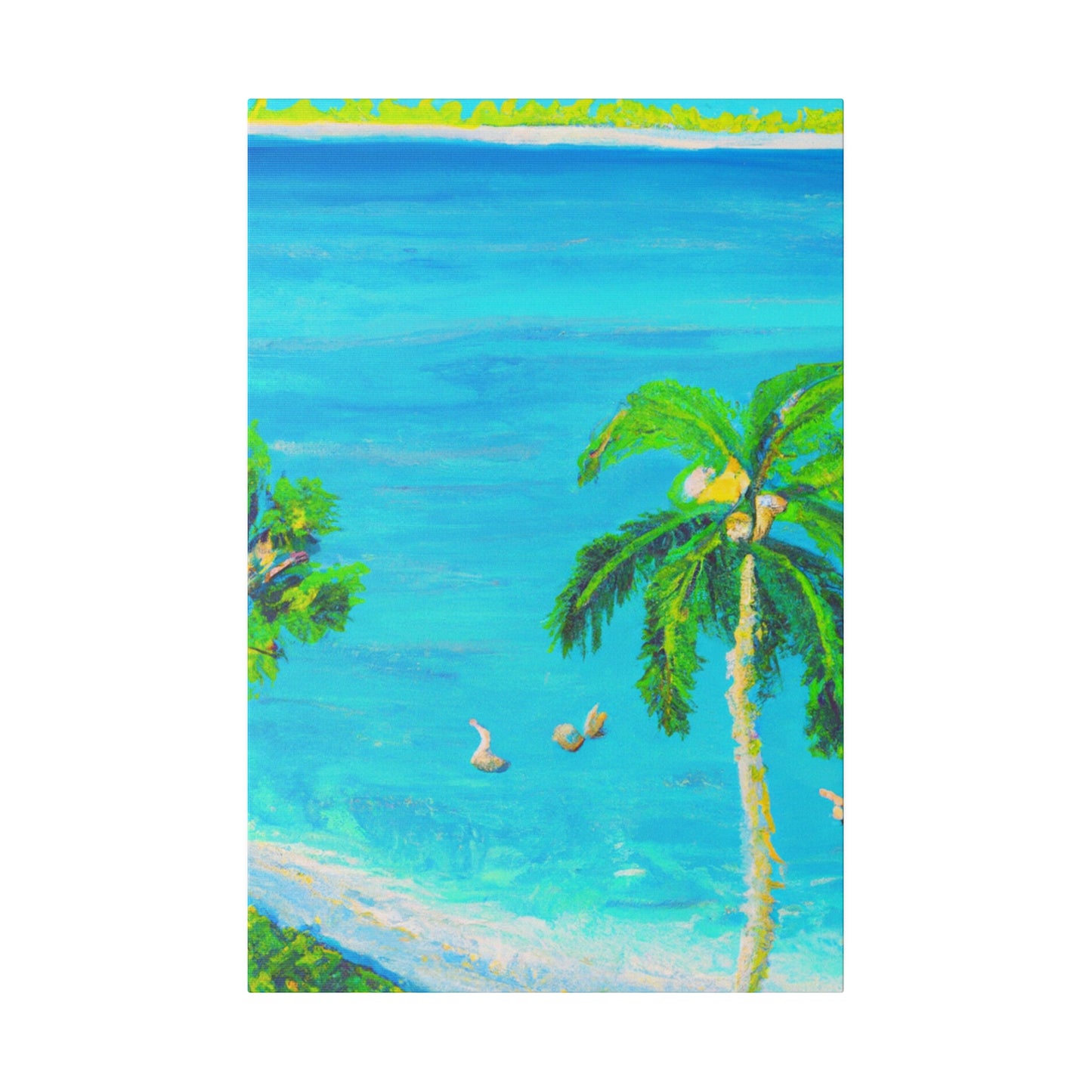 3749J - Bahamas Ocean Painting Print | Bahamas | Ocean | Beach | Poster | Home Decor | Wall Art | Canvas