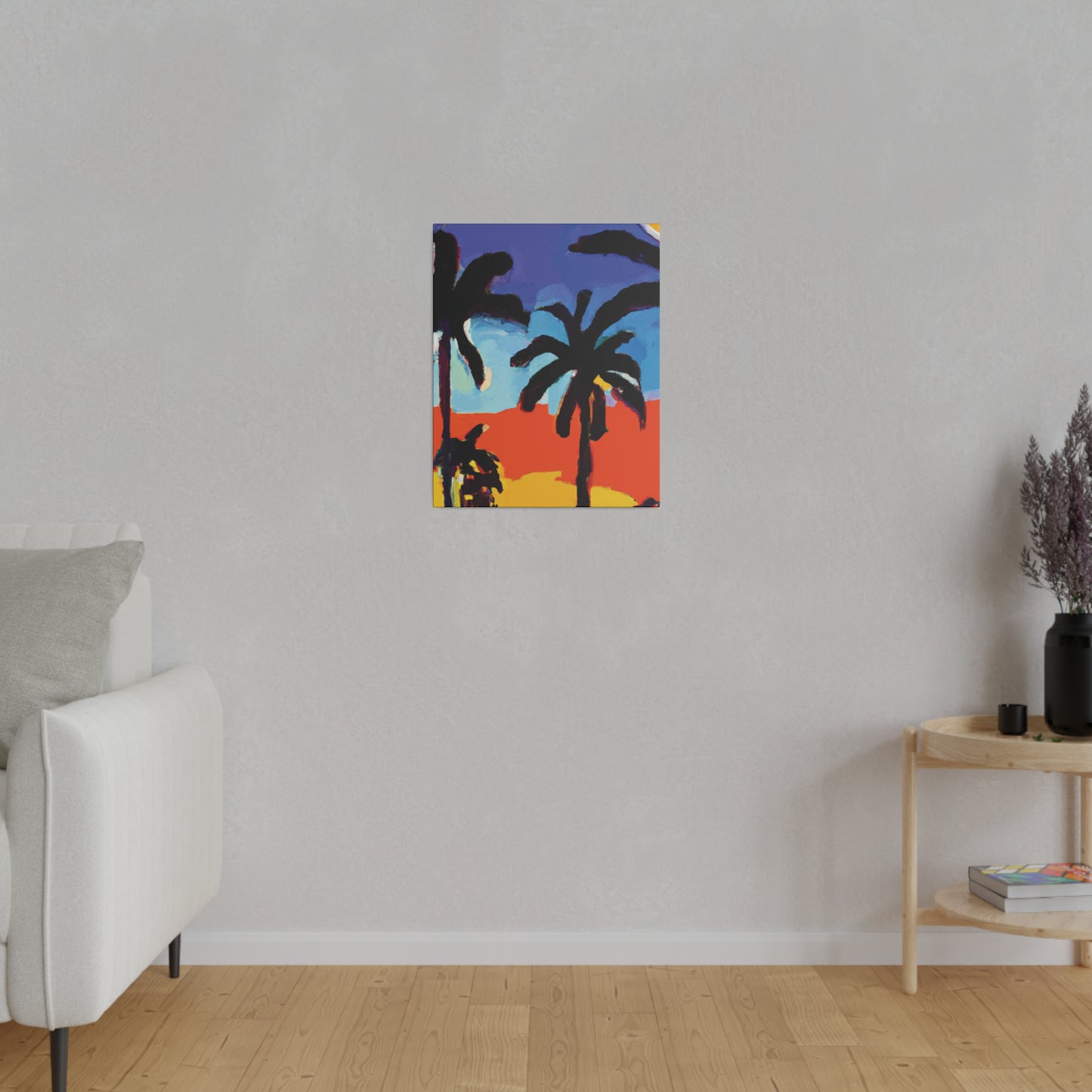 8634T - Miami Beach Sunset Painting Print | Miami | Beach | Sunset | Poster | Home Decor | Wall Art | Canvas