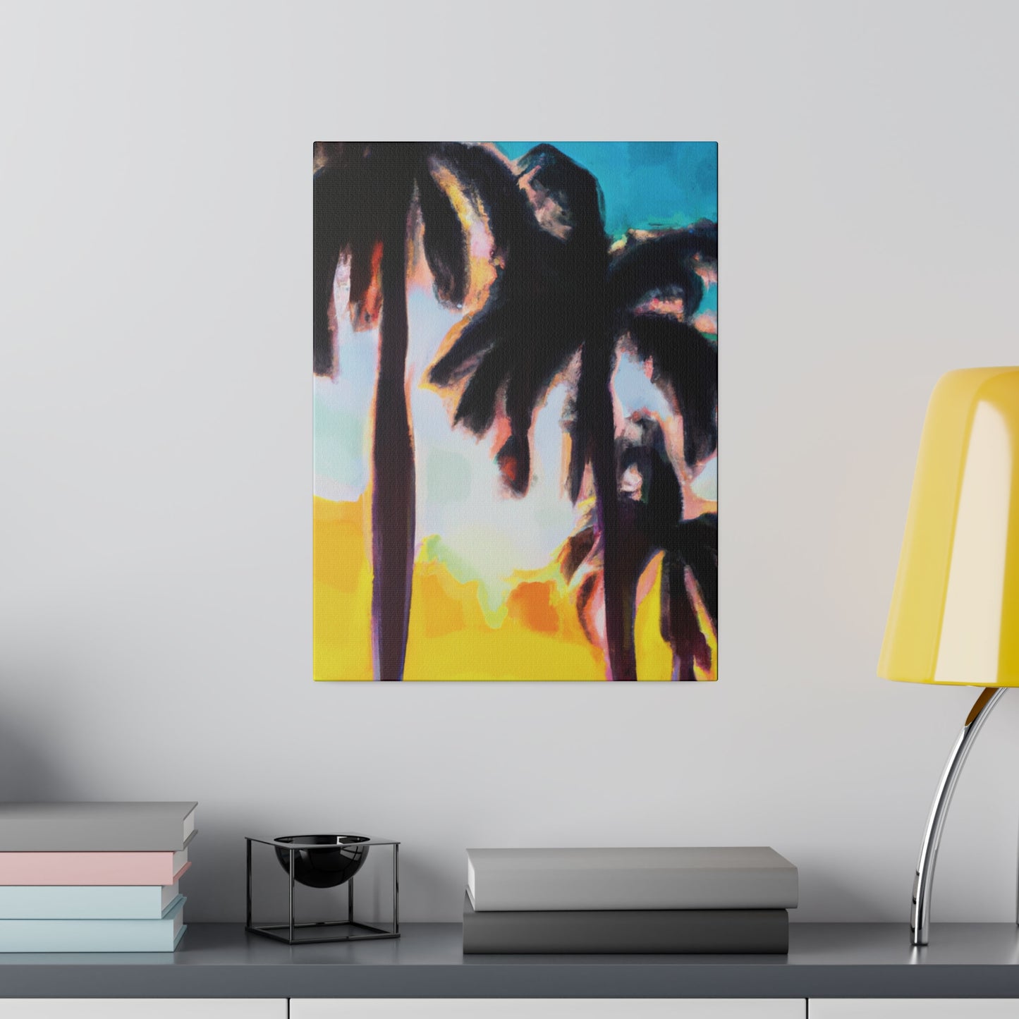 5485W - Miami Beach Sunset Painting Print | Miami | Beach | Sunset | Poster | Home Decor | Wall Art | Canvas