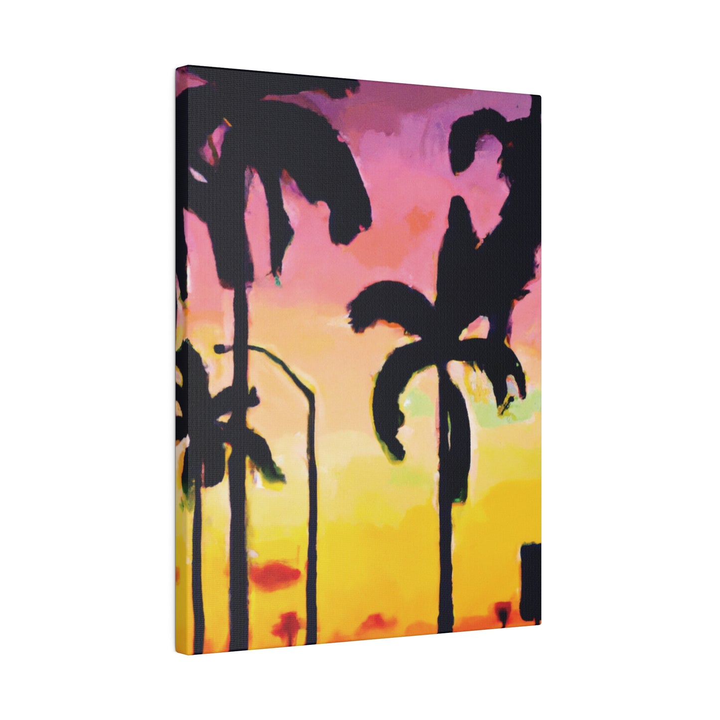 1792J - Miami Beach Sunset Painting Print | Miami | Beach | Sunset | Poster | Home Decor | Wall Art | Canvas