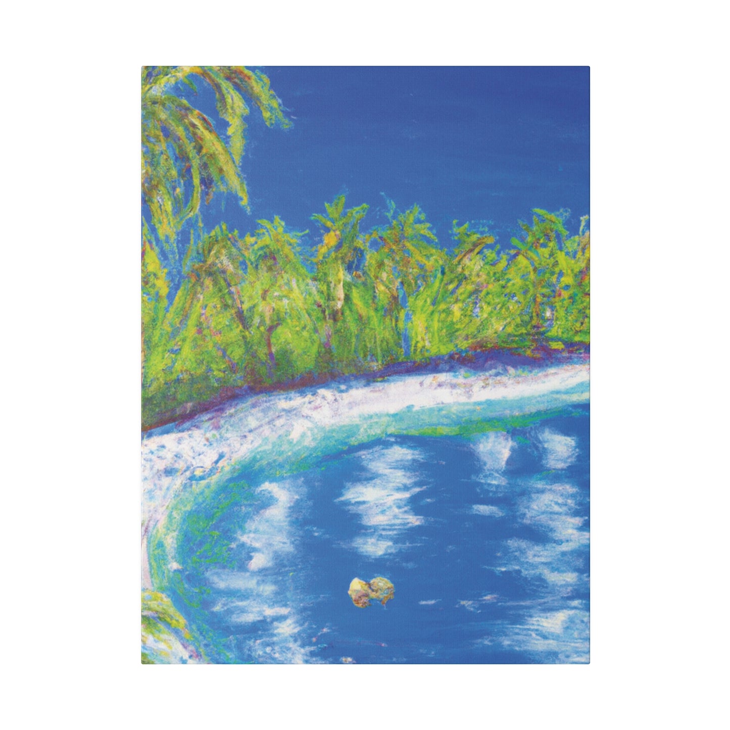 3798C - Bahamas Ocean Painting Print | Bahamas | Ocean | Beach | Poster | Home Decor | Wall Art | Canvas