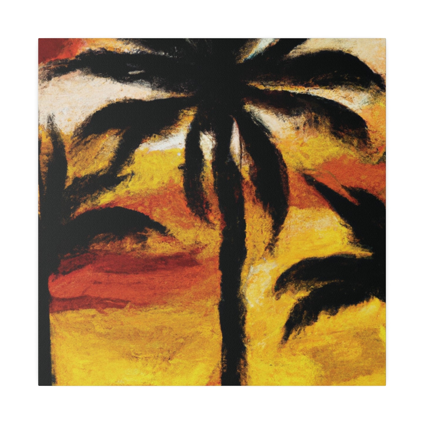 3122C - Miami Beach Sunset Painting Print | Miami | Beach | Sunset | Poster | Home Decor | Wall Art | Canvas