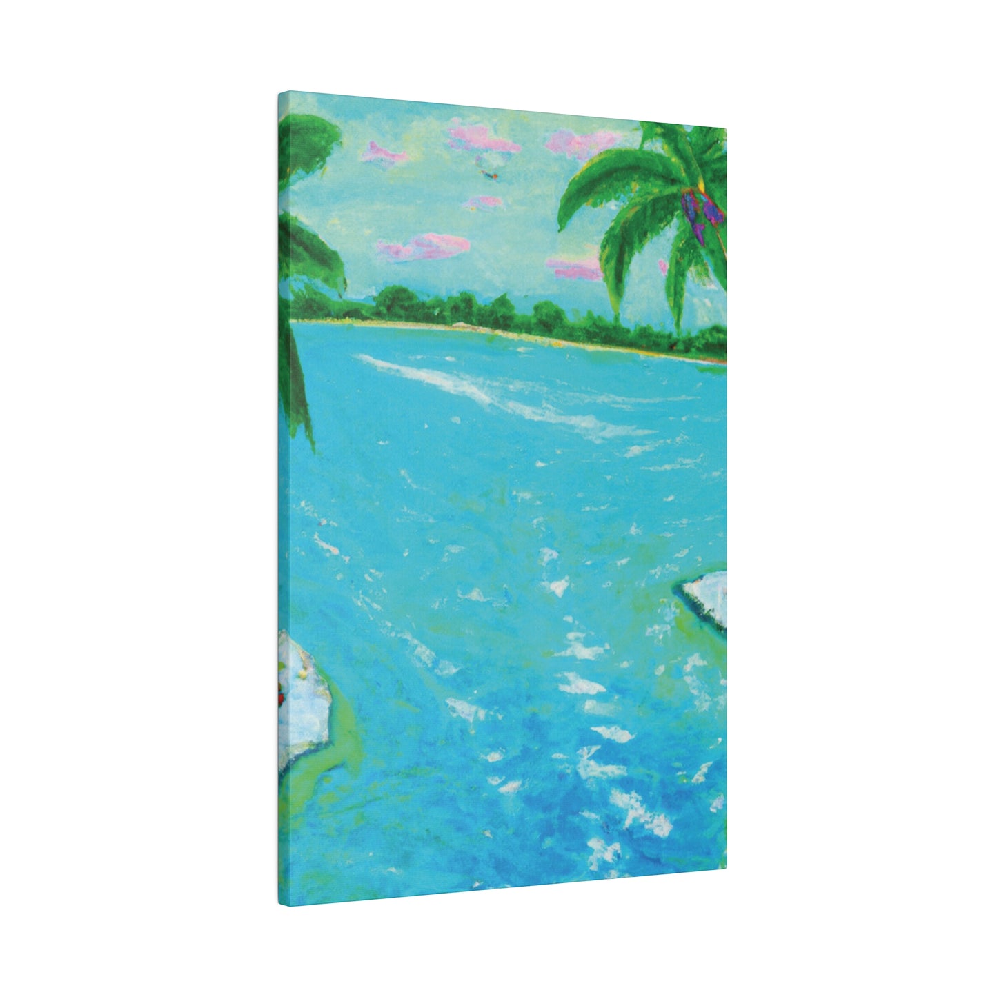 6527F - Bahamas Ocean Painting Print | Bahamas | Ocean | Beach | Poster | Home Decor | Wall Art | Canvas