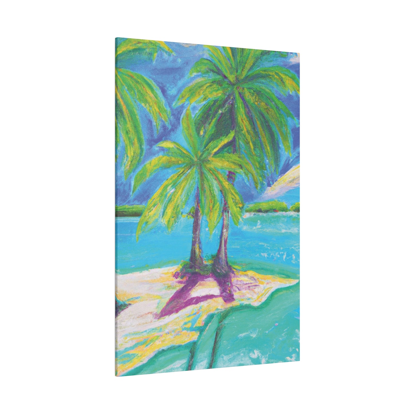 6632P - Bahamas Ocean Painting Print | Bahamas | Ocean | Beach | Poster | Home Decor | Wall Art | Canvas