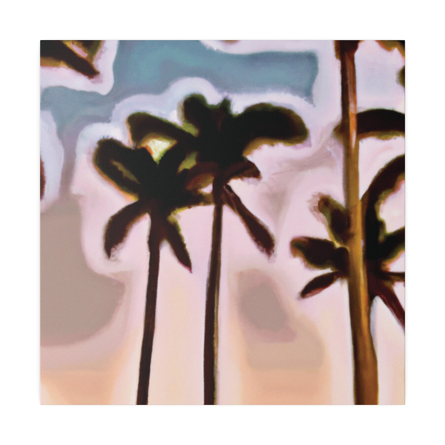 4828Q - Miami Beach Sunset Painting Print | Miami | Beach | Sunset | Poster | Home Decor | Wall Art | Canvas