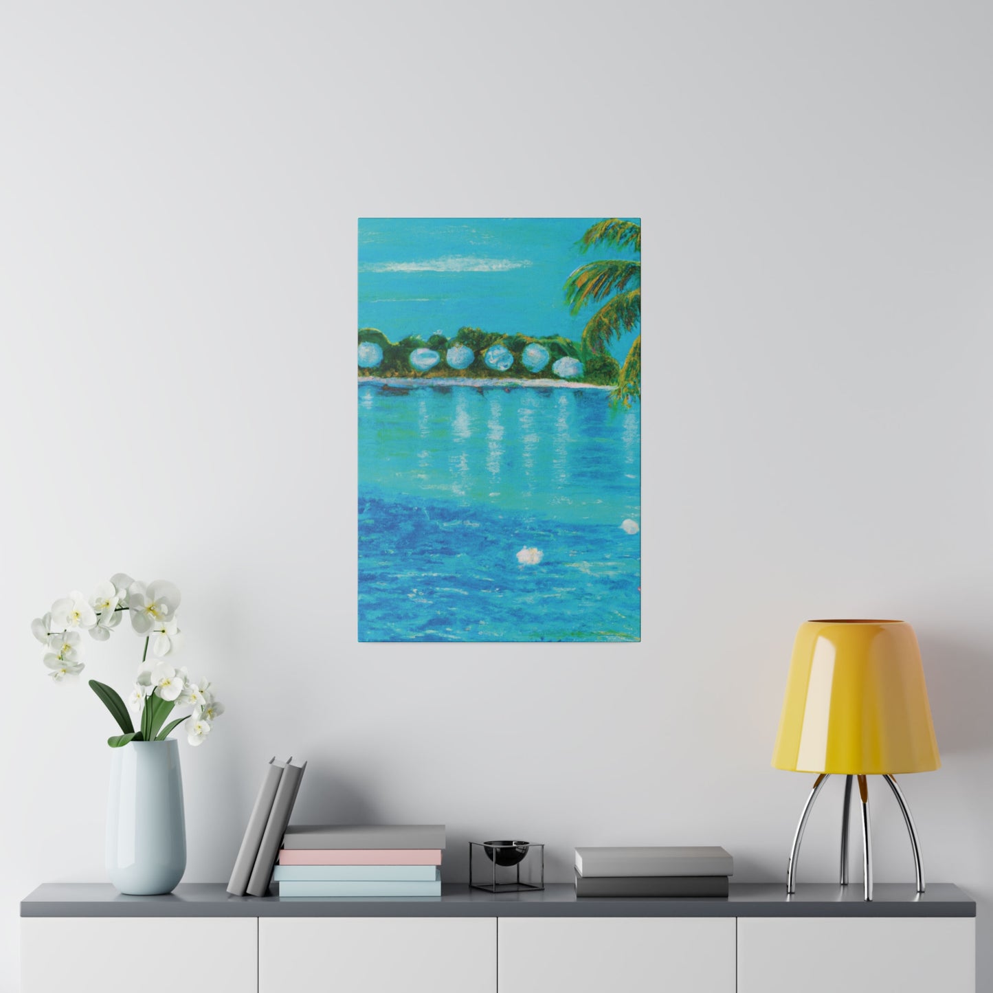 912X - Bahamas Ocean Painting Print | Bahamas | Ocean | Beach | Poster | Home Decor | Wall Art | Canvas