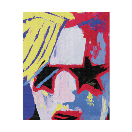 4762T - Rockstar Painting Print | Face | Abstract | Poster | Home Decor | Wall Art | Music Art | Canvas