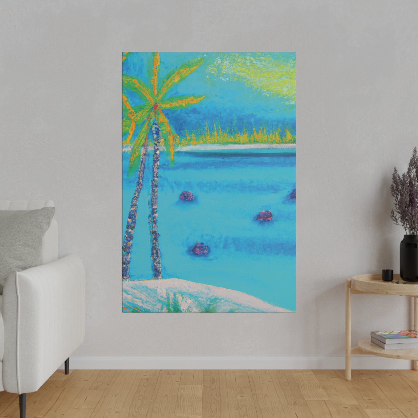 2937T - Bahamas Ocean Painting Print | Bahamas | Ocean | Beach | Poster | Home Decor | Wall Art | Canvas