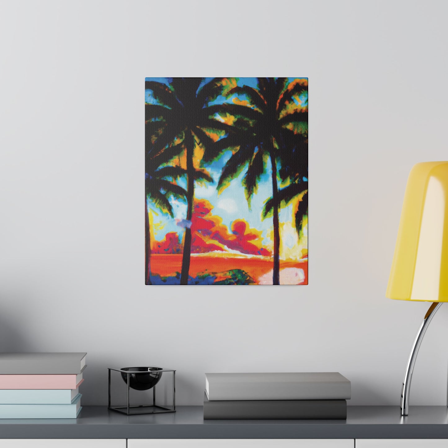 941Q - Miami Beach Sunset Painting Print | Miami | Beach | Sunset | Poster | Home Decor | Wall Art | Canvas