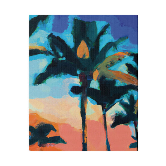 5637G - Miami Beach Sunset Painting Print | Miami | Beach | Sunset | Poster | Home Decor | Wall Art | Canvas