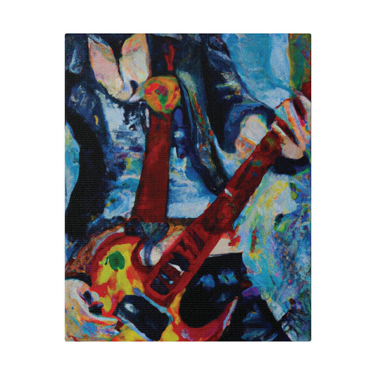 7105A - Rockstar Oil Painting Style Print | Poster | Home Decor | Wall Art | Music Art | Canvas