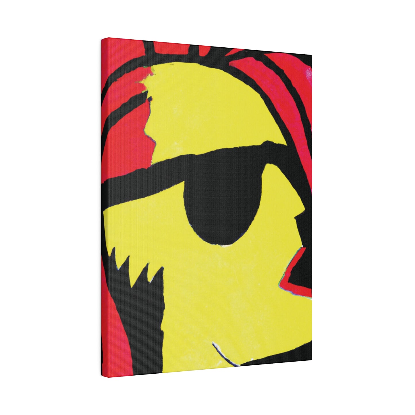 9456P - Rockstar Painting Print | Face | Abstract | Poster | Home Decor | Wall Art | Music Art | Canvas