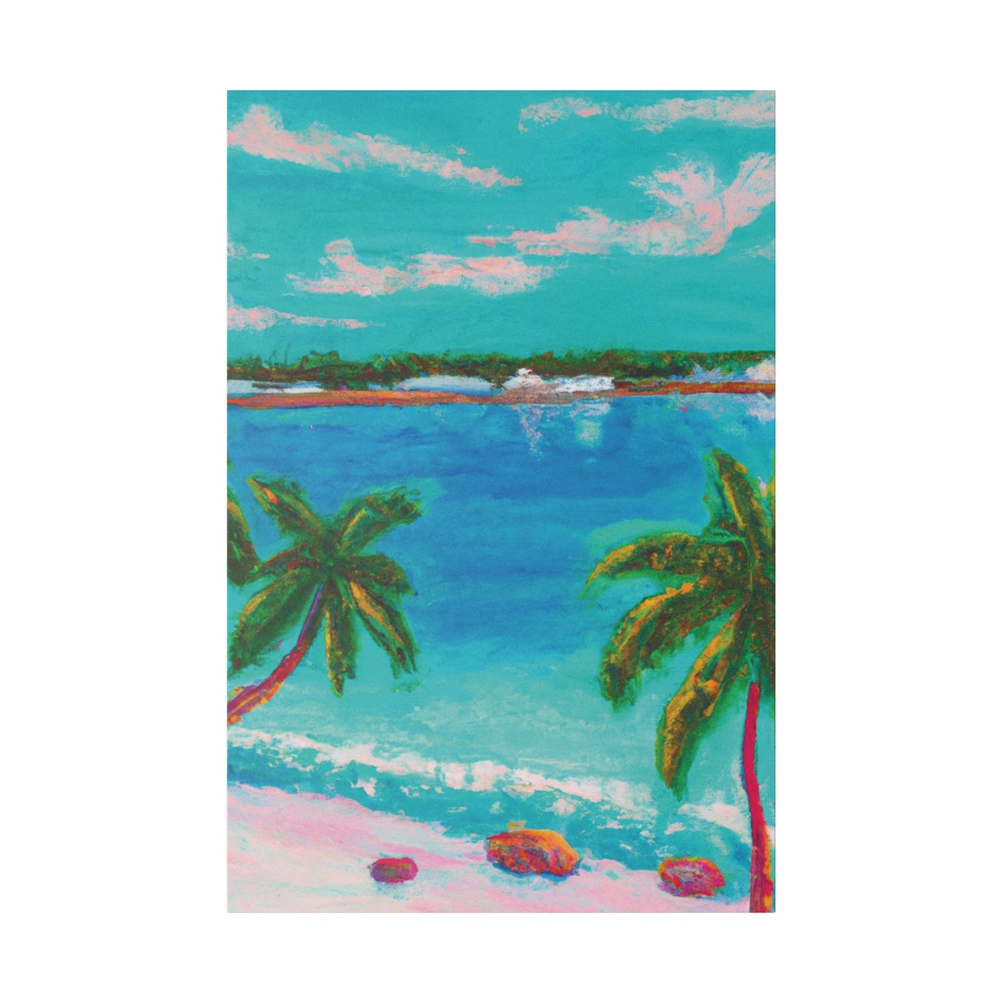 6836G - Bahamas Ocean Painting Print | Bahamas | Ocean | Beach | Poster | Home Decor | Wall Art | Canvas