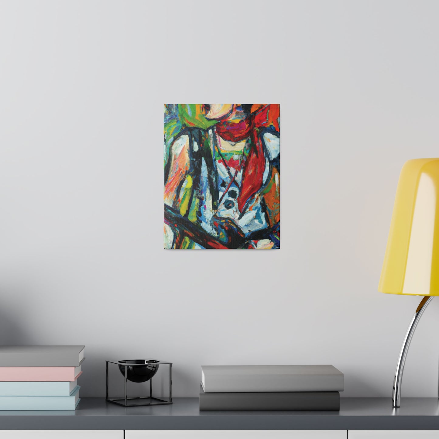 3713A - Rockstar Oil Painting Style Print | Poster | Home Decor | Wall Art | Music Art | Canvas