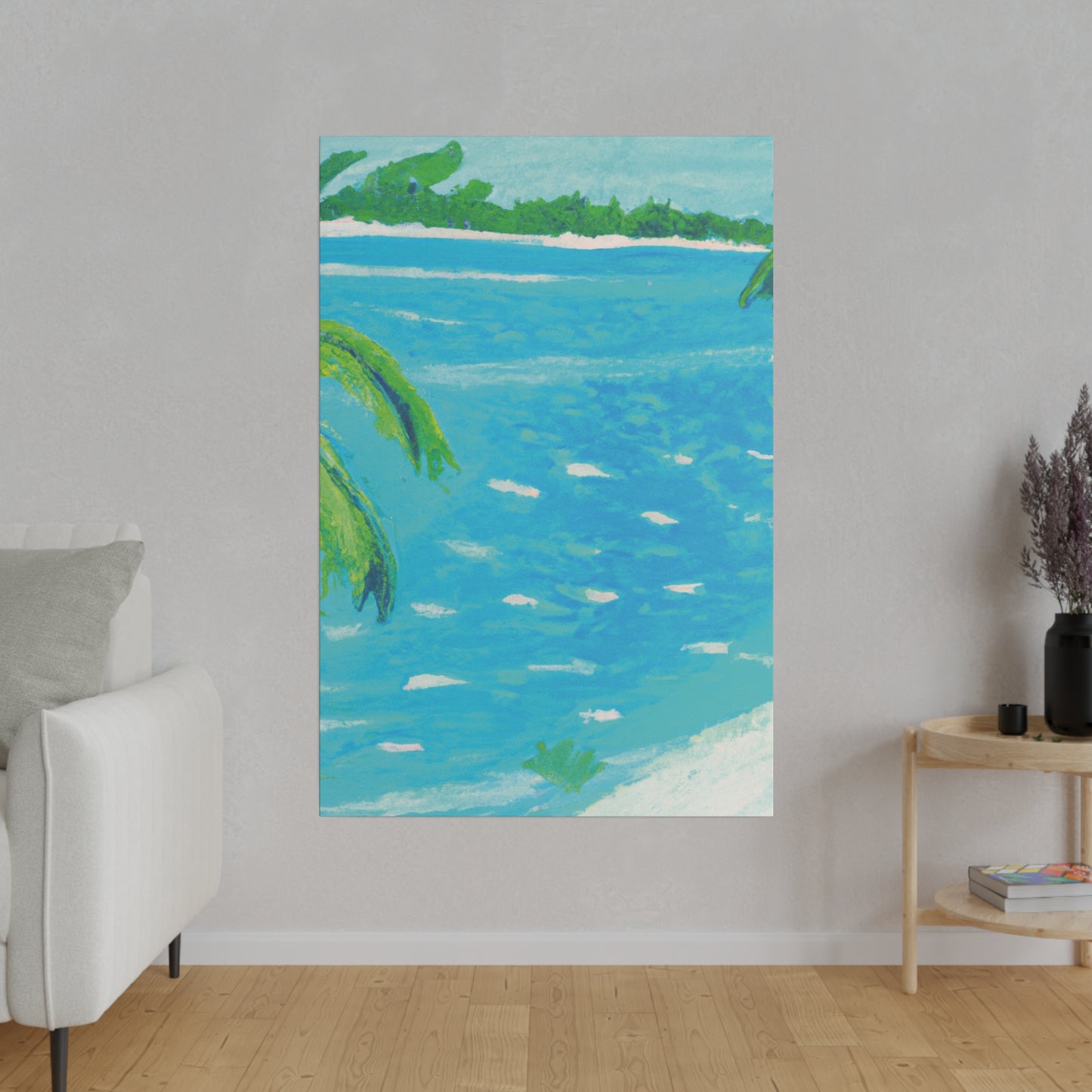 5684E - Bahamas Ocean Painting Print | Bahamas | Ocean | Beach | Poster | Home Decor | Wall Art | Canvas