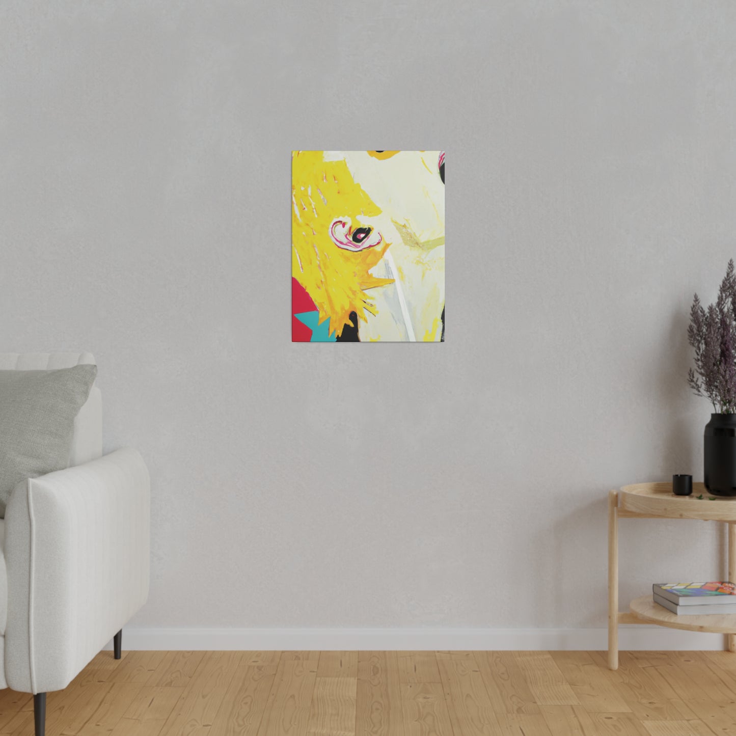 9196M - Rockstar Painting Print | Face | Abstract | Poster | Home Decor | Wall Art | Music Art | Canvas