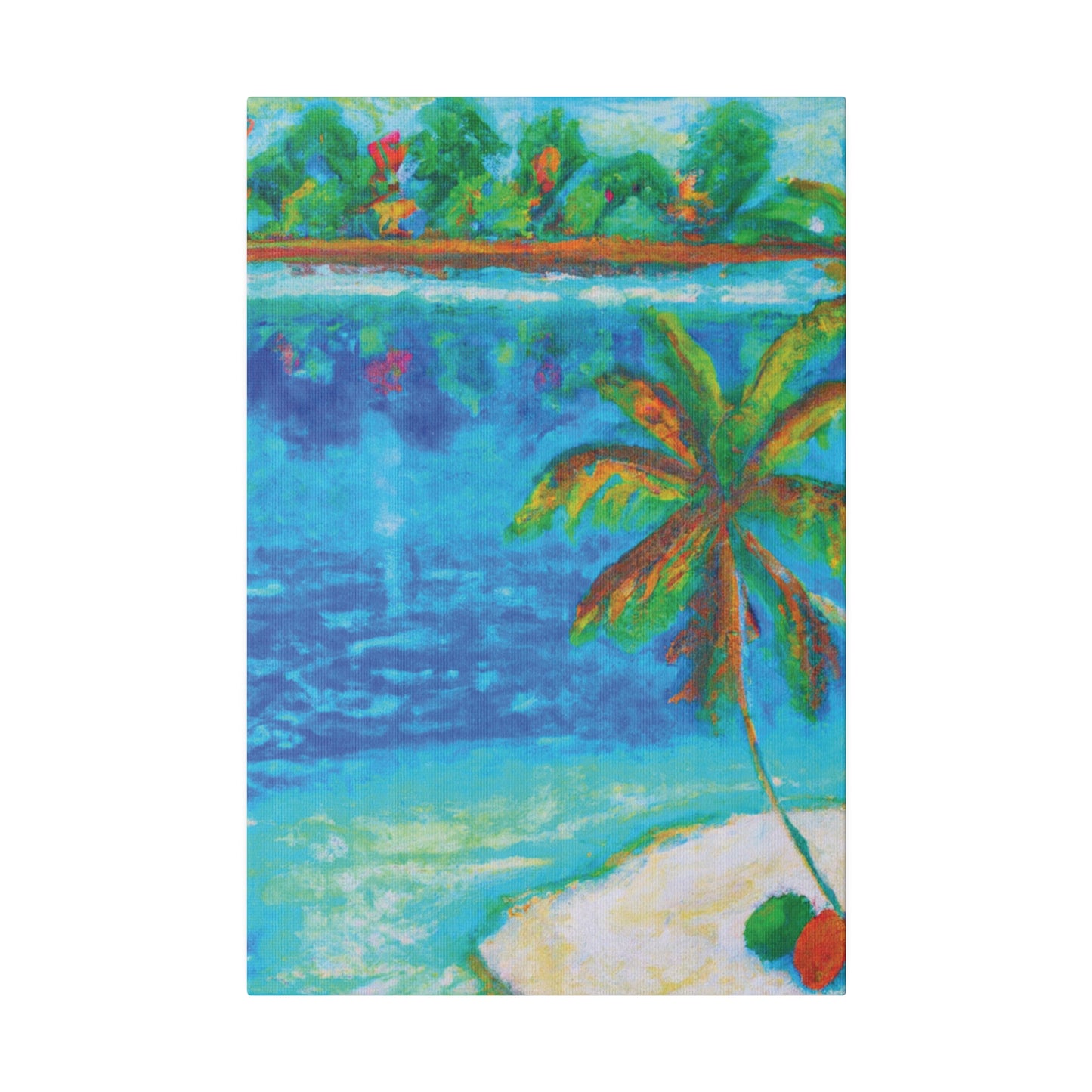 8252T - Bahamas Ocean Painting Print | Bahamas | Ocean | Beach | Poster | Home Decor | Wall Art | Canvas