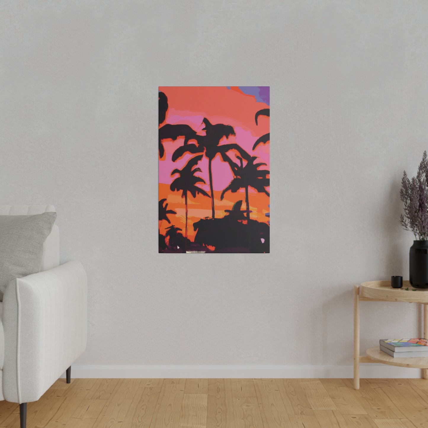 6226X - Miami Beach Sunset Painting Print | Miami | Beach | Sunset | Poster | Home Decor | Wall Art | Canvas