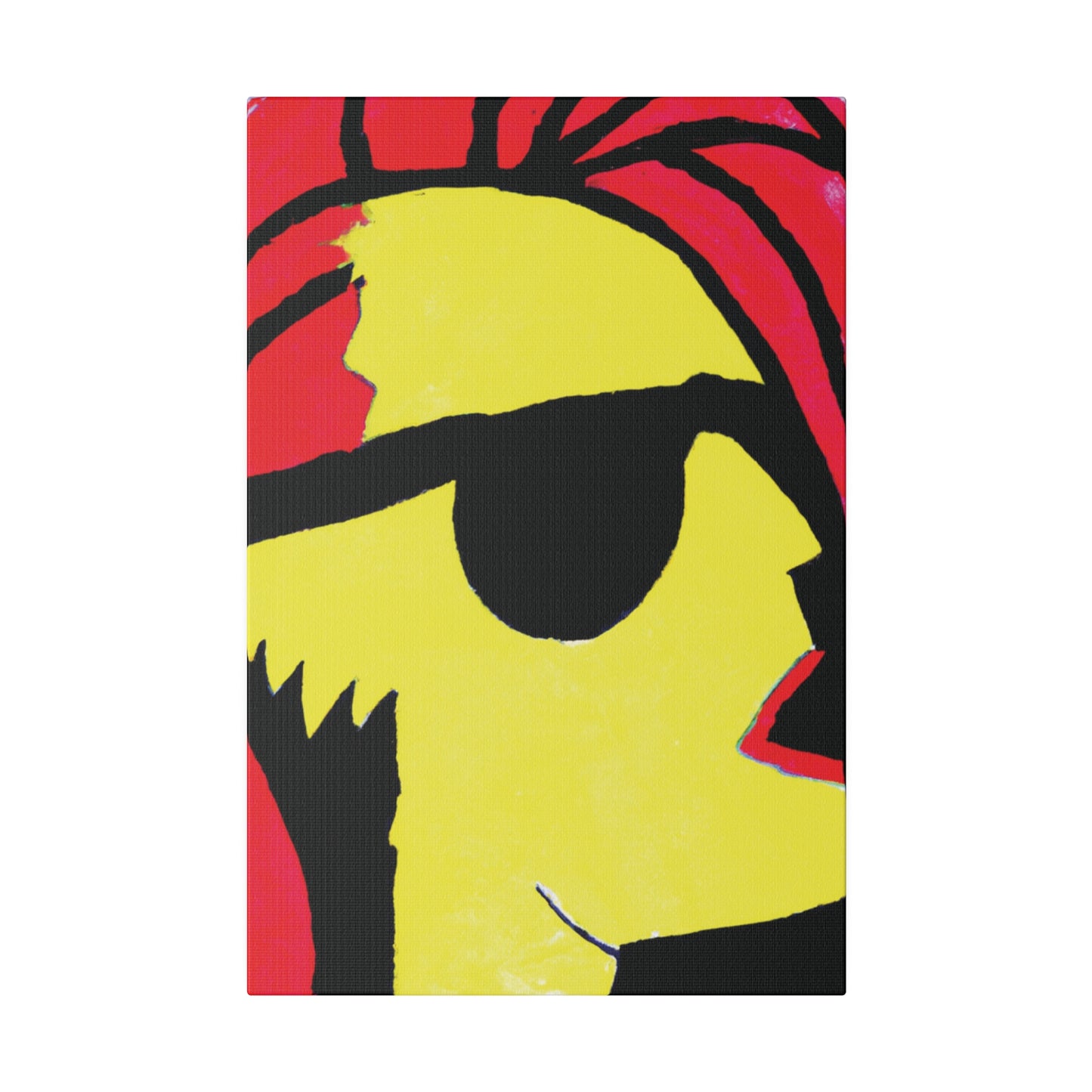 9456P - Rockstar Painting Print | Face | Abstract | Poster | Home Decor | Wall Art | Music Art | Canvas