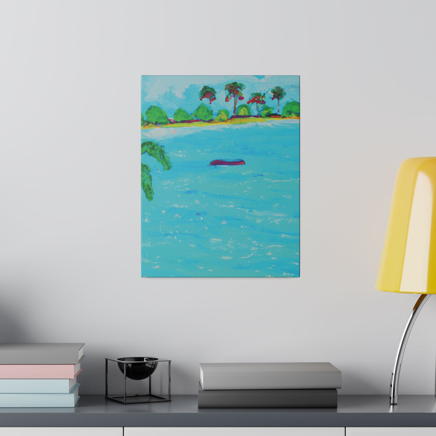 7481H - Bahamas Ocean Painting Print | Bahamas | Ocean | Beach | Poster | Home Decor | Wall Art | Canvas