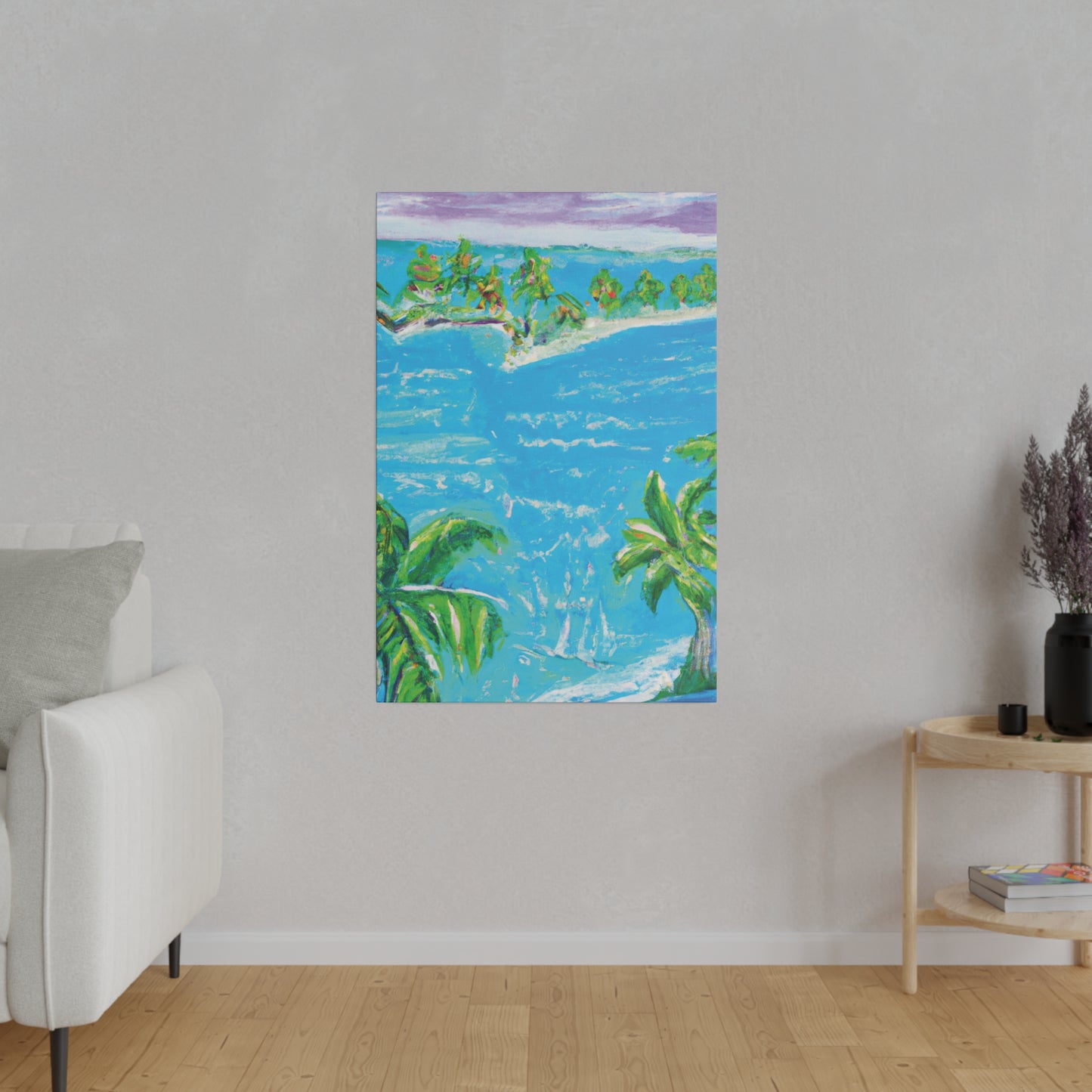 9413O - Bahamas Ocean Painting Print | Bahamas | Ocean | Beach | Poster | Home Decor | Wall Art | Canvas