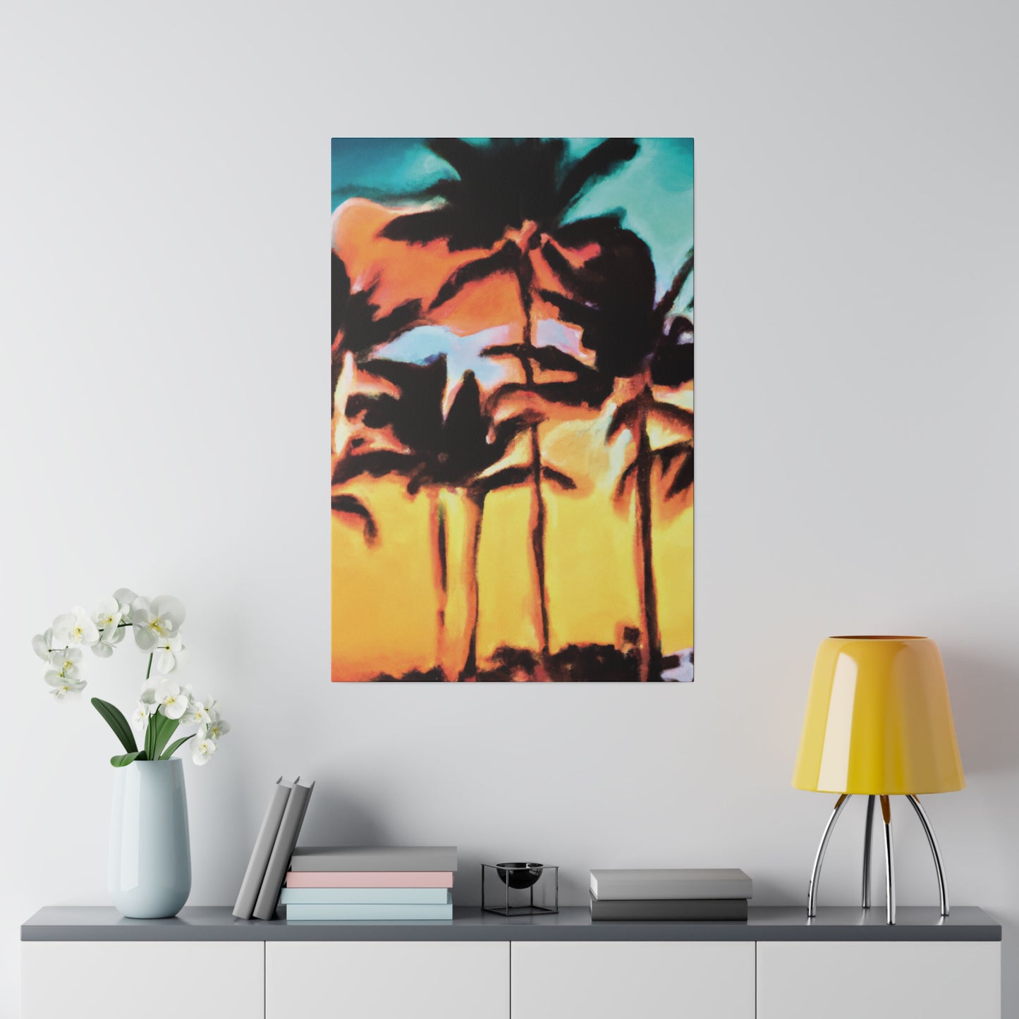 6306Z - Miami Beach Sunset Painting Print | Miami | Beach | Sunset | Poster | Home Decor | Wall Art | Canvas