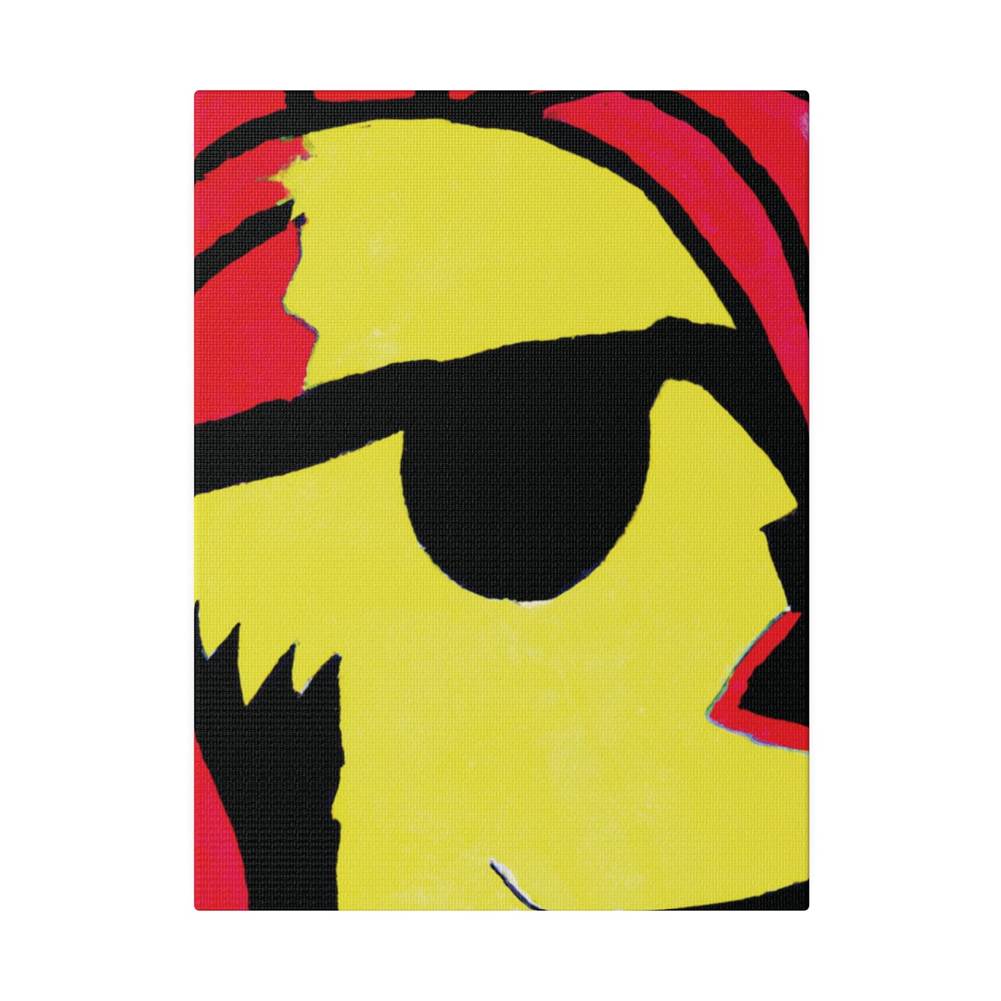 9456P - Rockstar Painting Print | Face | Abstract | Poster | Home Decor | Wall Art | Music Art | Canvas