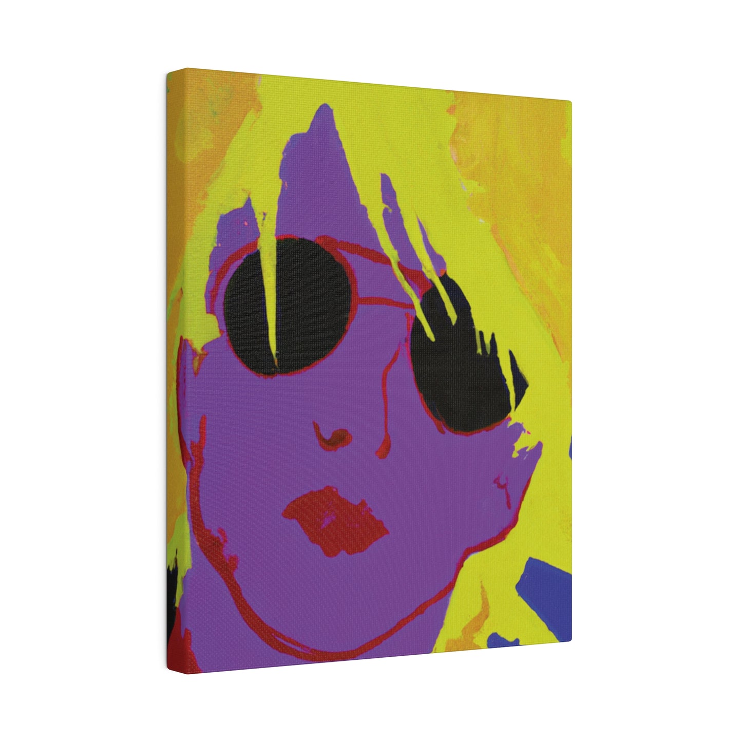 3022A - Rockstar Painting Print | Face | Abstract | Poster | Home Decor | Wall Art | Music Art | Canvas