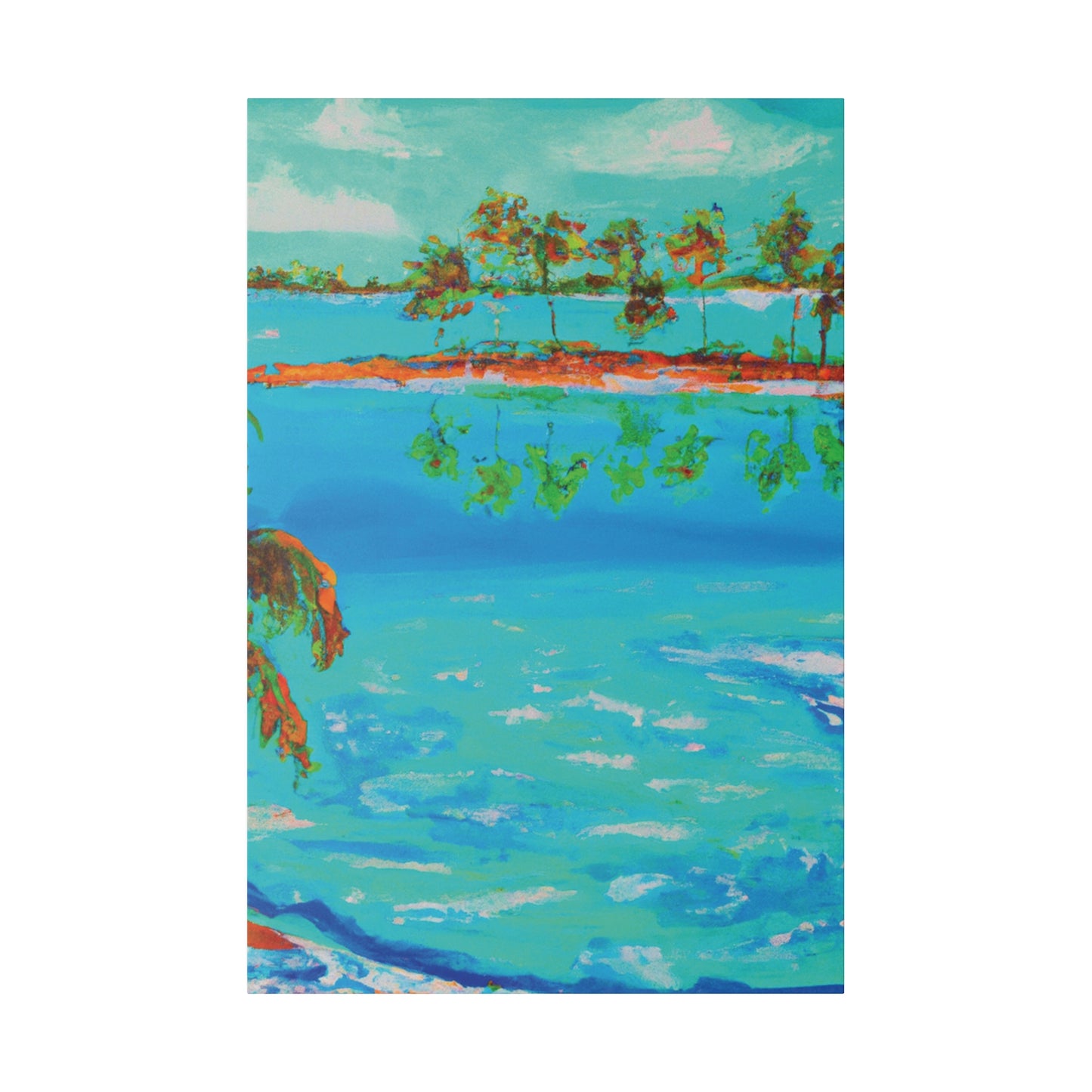 5171E - Bahamas Ocean Painting Print | Bahamas | Ocean | Beach | Poster | Home Decor | Wall Art | Canvas