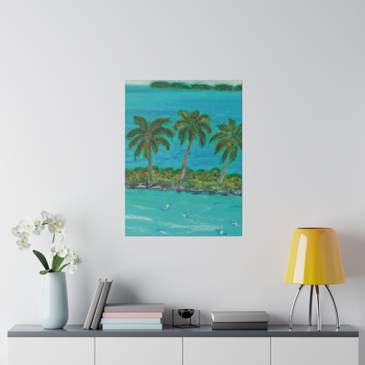 4205N - Bahamas Ocean Painting Print | Bahamas | Ocean | Beach | Poster | Home Decor | Wall Art | Canvas